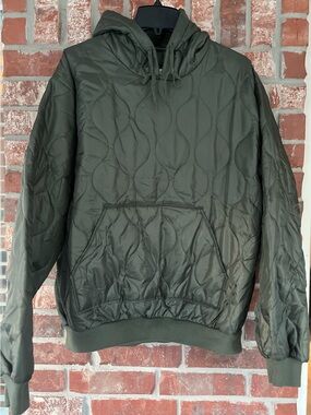 FOX Outdoor Products Pullover Woobie Hoodie - Olive Size L EUC